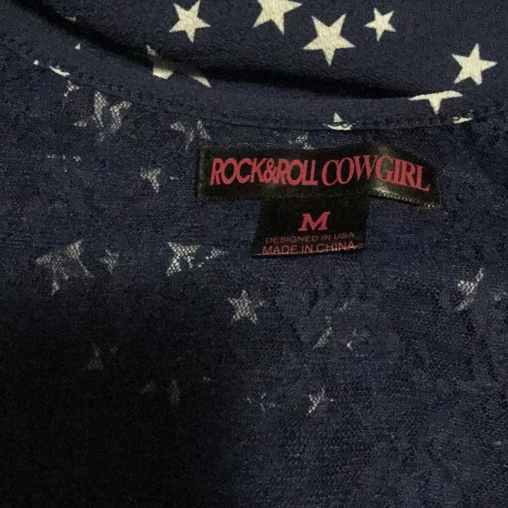 Rock&Roll Cowgirl size medium tank top sequins - Picture 6 of 8